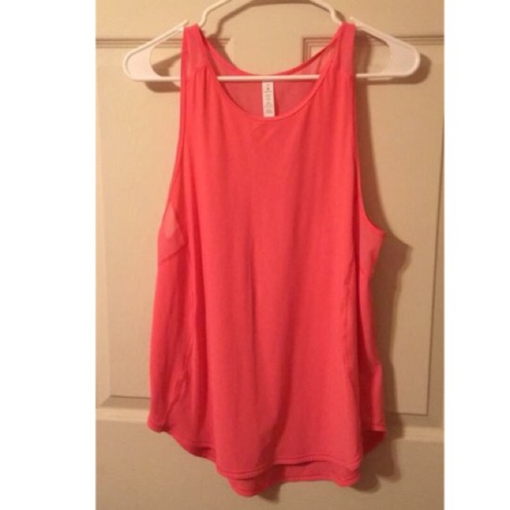 Lululemon neon pink workout tank